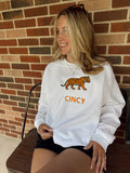Embroidered Cincy Crewneck